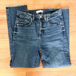 Loft high rise cropped jeans